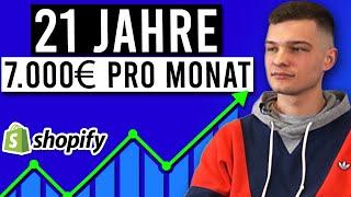 0 auf 7.000€ monatlich: Jungunternehmer startet seinen Shopify Onlineshop! (Apo Svalley Erfahrung)