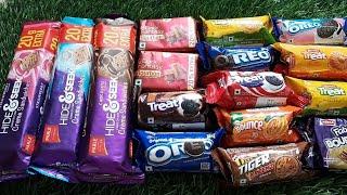 Cadbury, BRITANNIA, parle and sunfeast creme biscuits