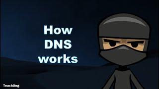 How DNS Works? (animated explainer) | TeachJing Shorts #shorts