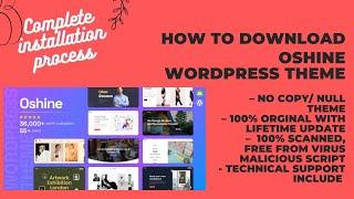 Oshine WordPress Theme Download with License Key enabled and Lifetime update cheap price