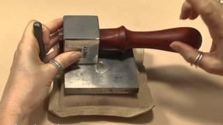 Fretz 2 lb Square Head Stamping Hammer - Beaducation.com