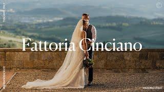 Fattoria Cinciano Wedding Video | Klara & Oli | Tuscany, Italy