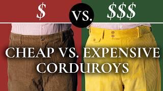 $75 vs. $295 Corduroy Pants (Trousers) - Key Differences