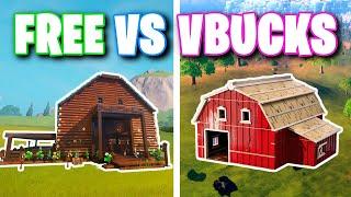 Free Barn Build vs Anarchy Acres Bundle in LEGO Fortnite!