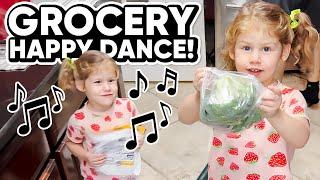 Toddler Happy Dance Party While Unpacking Groceries!