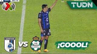 ¡Rubio Rubín empata de carambola! | Querétaro 1-1 Santos | Liga Mx -AP2024 - J17 | TUDN