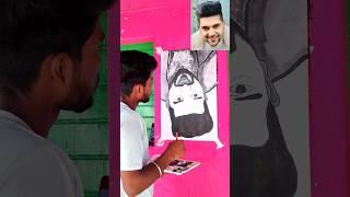 Guru Randhawa Reverse Painting ( High Rated Gabru.. #youtubeshorts #trending #youtube #shorts #art