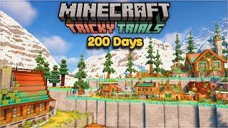 I survived 200 days of Minecraft 1.21 