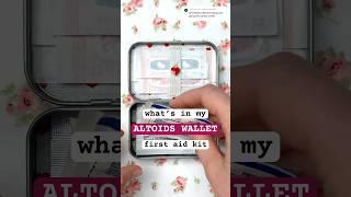 What to put in an ALTOIDS WALLET  first aid kit  #diy #diygifts #minimakeup