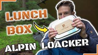 Die Lunchbox von ALPIN LOACKER - Mit Scheidbrett aus Holz