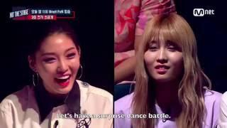 [ENG SUB] HIT THE STAGE Chungha vs Momo Freestyle Dance Battle