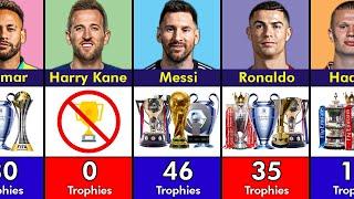 Famous Footballers How Many Trophies They Have Won 