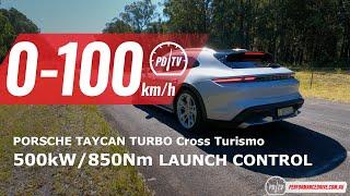 2022 Porsche Taycan Turbo Cross Turismo 0-100km/h & overview