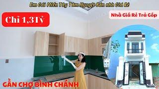 ️Em Gái Miền Tây Bán Nhà Thật Giá Rẻ Thương Lượng Mạnh Nhất xóm ,4x20,Gần Chợ Bình Chánh