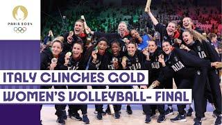 Italy  clinch Gold , USA  take Silver  in Women's Volleyball  | Paris 2024 highlights