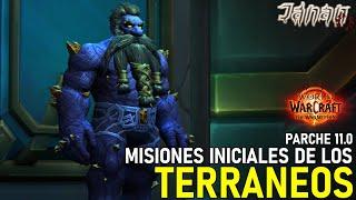 WoW The War Within |Parche 11.0| Misiones iniciales de los TERRÁNEOS