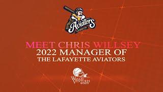 Wasabi Ventures Sports - Meet Chris Willsey - Manager of the 2022 Lafayette Aviators
