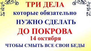 Три дела которые нужно сделать ДО ПОКРОВА 14 октября. Покров Пресвятой Богородицы. Молитвы на Покров