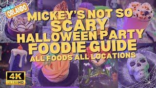 Mickey's not so scary Halloween Party full Foodie Guide 2024