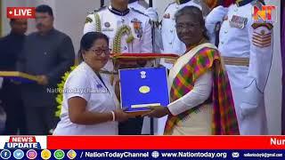 Live || nurses on receiving NationalFlorenceNightingaleAward  from President of India ||@nationtoday