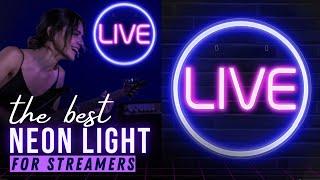 A must have light for streamers&influencers(Twitch,Tiktok, Youtube) | Lumoonosity Live Neon Light