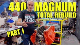 Numbers Matching 1970 Magnum 440 Rebuild - Part I - Short Block Assembly