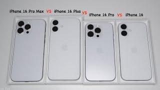 iPhone 16 VS iPhone 16 Plus VS iPhone 16 Pro VS iPhone 16 Pro Max!