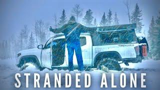 STRANDED In Utah SNOWSTORM | Overlanding Adventure Recovery