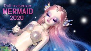 MERMAID 2020디어벨 블랑슈S 인어로 변신! Repaint Custom OOAK Doll/ Dearbelle BJD Blanche S/딩가의 회전목마 (DINGA)