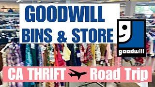 Thrift Trip!  California Goodwill Bins & Biggest Store Treasure Hunt | Thrift With Me Home Decor