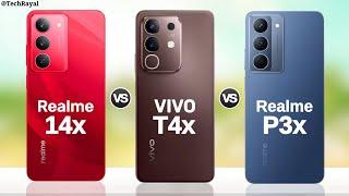 Realme 14x 5g vs Vivo T4x 5g vs Realme P3x 5g || Full Comparison