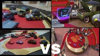Cars 2 Miles Axlerod Defeat,Palace Chaos,Miles Axlerod Exposed,(Stop Motion),(2011),(Disney  Pixar)