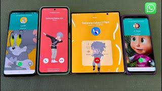 Incoming call & Fake Calls WhatsApp Samsung Galaxy Z Flip3 & Galaxy Z fold 3 Android 12 & Samsung S9