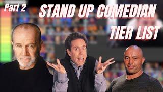 Ultimate Stand-up Comedians Tier List - Part 2: (Robin Williams, Joe Rogan, Jerry Seinfeld and More)