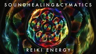 SOUNDHEALING & CYMATICS | Aura Cleanse 528Hz with Reiki Energy | Singing Bowls & Tuning Forks