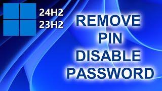 How to REMOVE PIN and PASSWORD on Windows 11 Lock Screen ️ Without programs