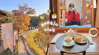 혼자떠난 1박2일 공주여행 vlog• 뚜벅이라 좋은 여행코스 • 공주 맛집.카페.혼술바.소품샵 추천 • 공주 메타세콰이어길 • 가성비 숙소 • 가가책방