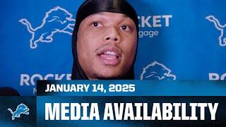 Detroit Lions players meet with the media | January 14, 2025