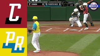 Canada vs Puerto Rico | LLWS Elimination Game | 2024 LLWS Highlights