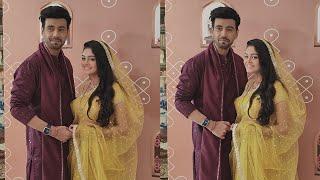 Safal Hogi Teri Aradhana Serial Actor Karan Vir Sharma & Gauri Shelgaonkar Back to Back Masti On Set