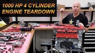 1000 Horsepower 4 Cylinder Engine Teardown Disassembly