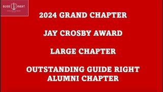 2024 Jay Crosby Award  Winners - Large Chapters