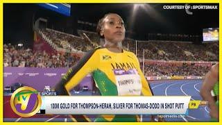 100m Gold for Elaine Thompson-Herah, Silver for Thomas-Dodd in Shot Put - Aug 3 2022