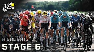 Tour de France 2024, Stage 6 | EXTENDED HIGHLIGHTS | 7/4/2024 | Cycling on NBC Sports