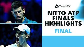 Novak Djokovic vs Jannik Sinner For The Title!  | Nitto ATP Finals 2023 Final Highlights