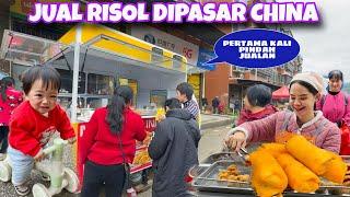 PERTAMA KALI JUALAN DIPASAR PAKAI KEDAI TAWA, JUAL RISOL DI CHINA PEMBELI KETAGIHAN TIDAK CUKUP 1