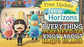 Everything You NEED To Know About Harvs Island! Animal Crossing 2 0 Update