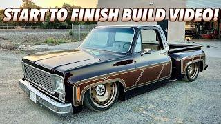 We Built a 79’ Chevy C10 Stepside! Custom Paint, Interior and Bagged!