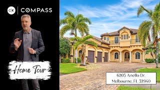 6205 Anello Dr. Melbourne, FL 32940 | Luxury #lakefronthome  | Carpenter Kessel #compassrealestate