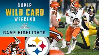 Browns vs. Steelers Super Wild Card Weekend Highlights | NFL 2020 Playoffs